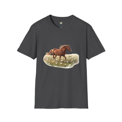 Horse Trotting In A Field T-Shirt