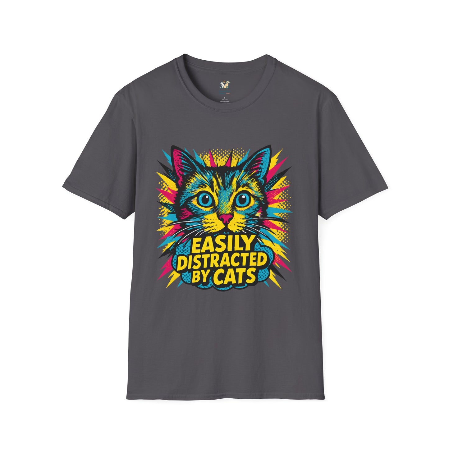 Easily Distracted by Cats T-Shirt