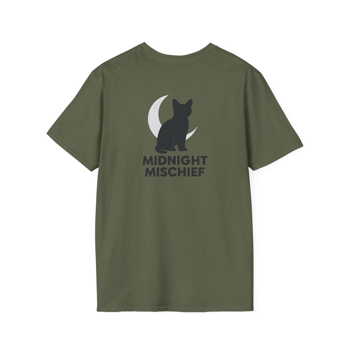 Midnight Mischief Moonlit Cat T-Shirt