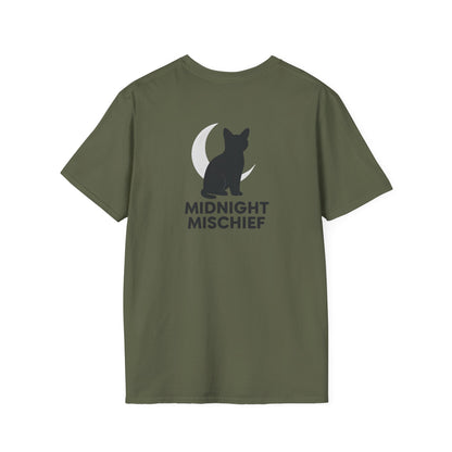 Midnight Mischief Moonlit Cat T-Shirt