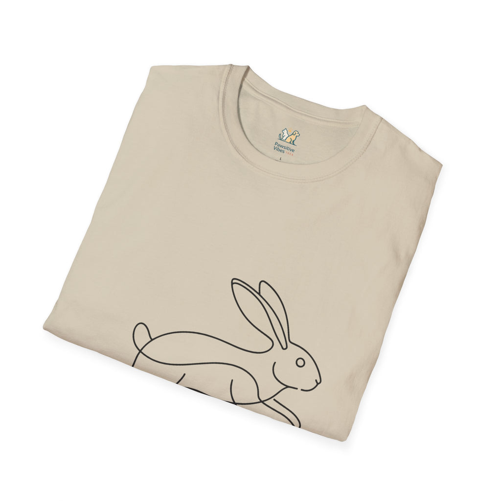 Rabbit Line ArtT-Shirt
