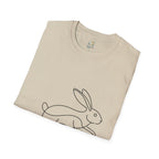 Rabbit Line ArtT-Shirt