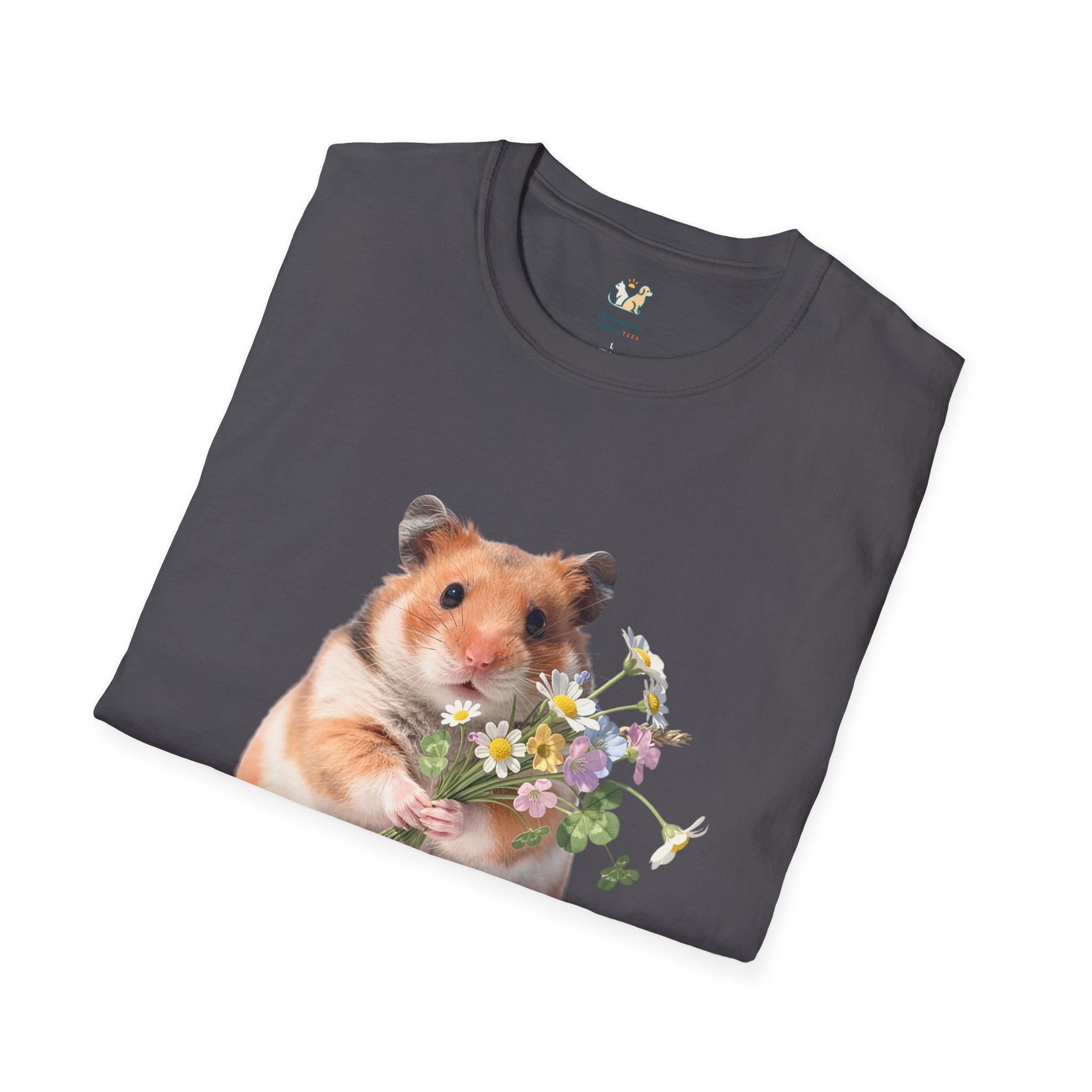 Hamster With  Wildflowers T-Shirt