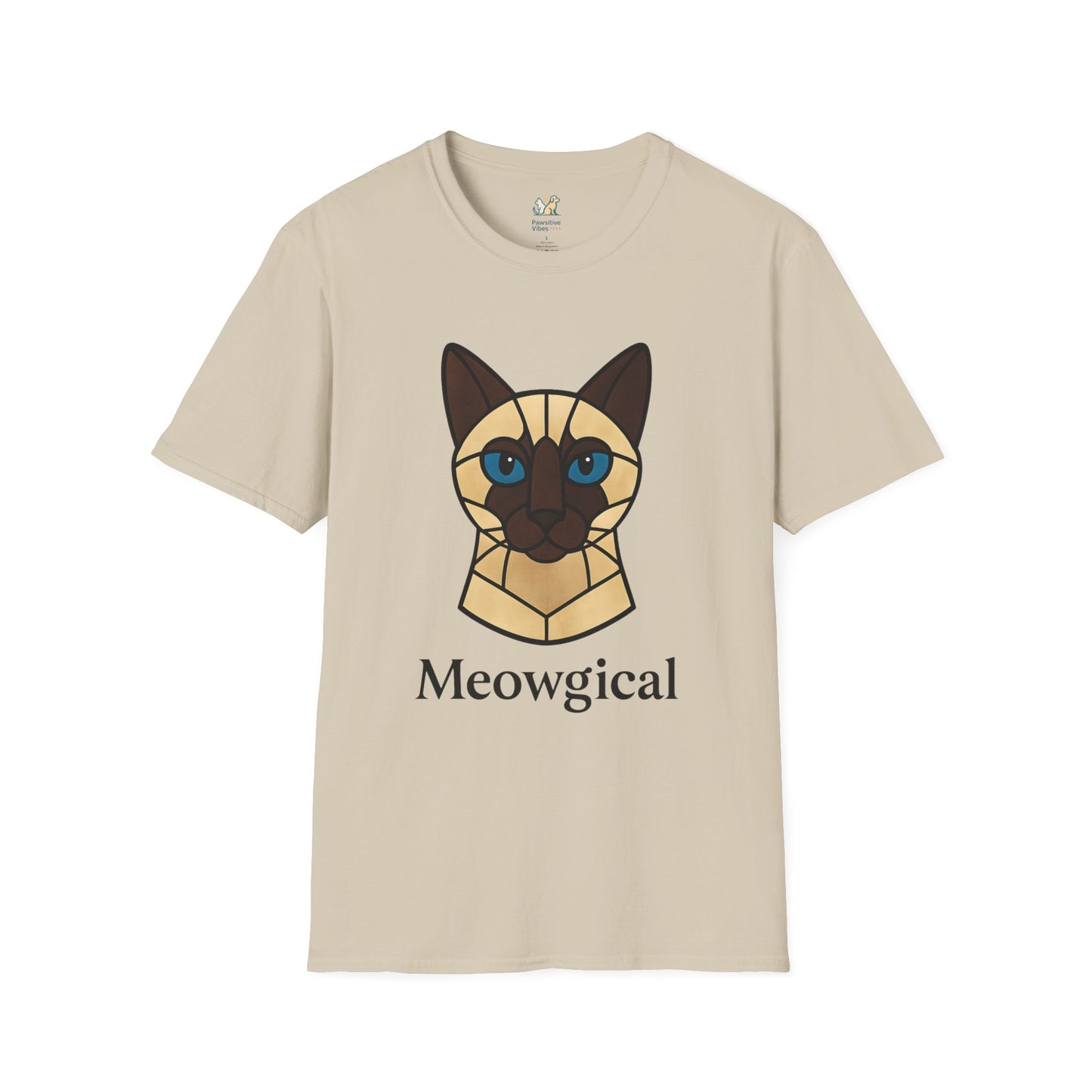 Meowgical Stained Glass Cat T-Shirt