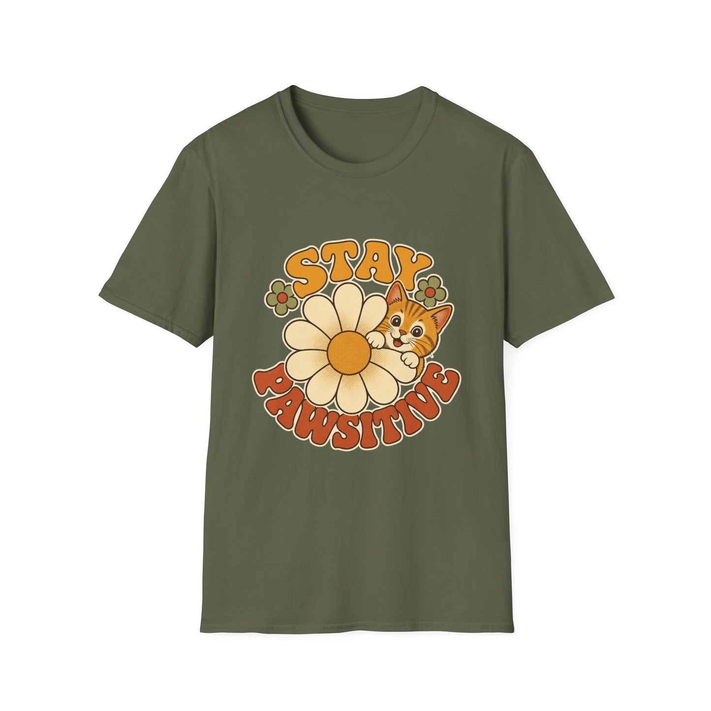 Stay Pawsitive T-Shirt