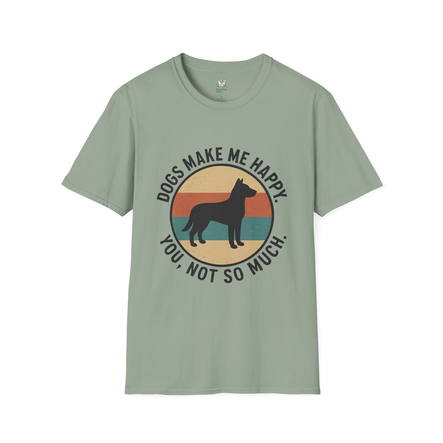Dogs Make Me Happy T-Shirt