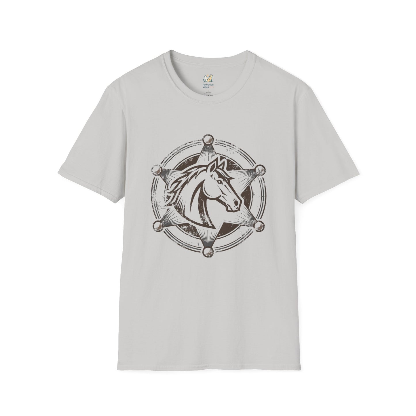 Western Horse Badge T-Shirt