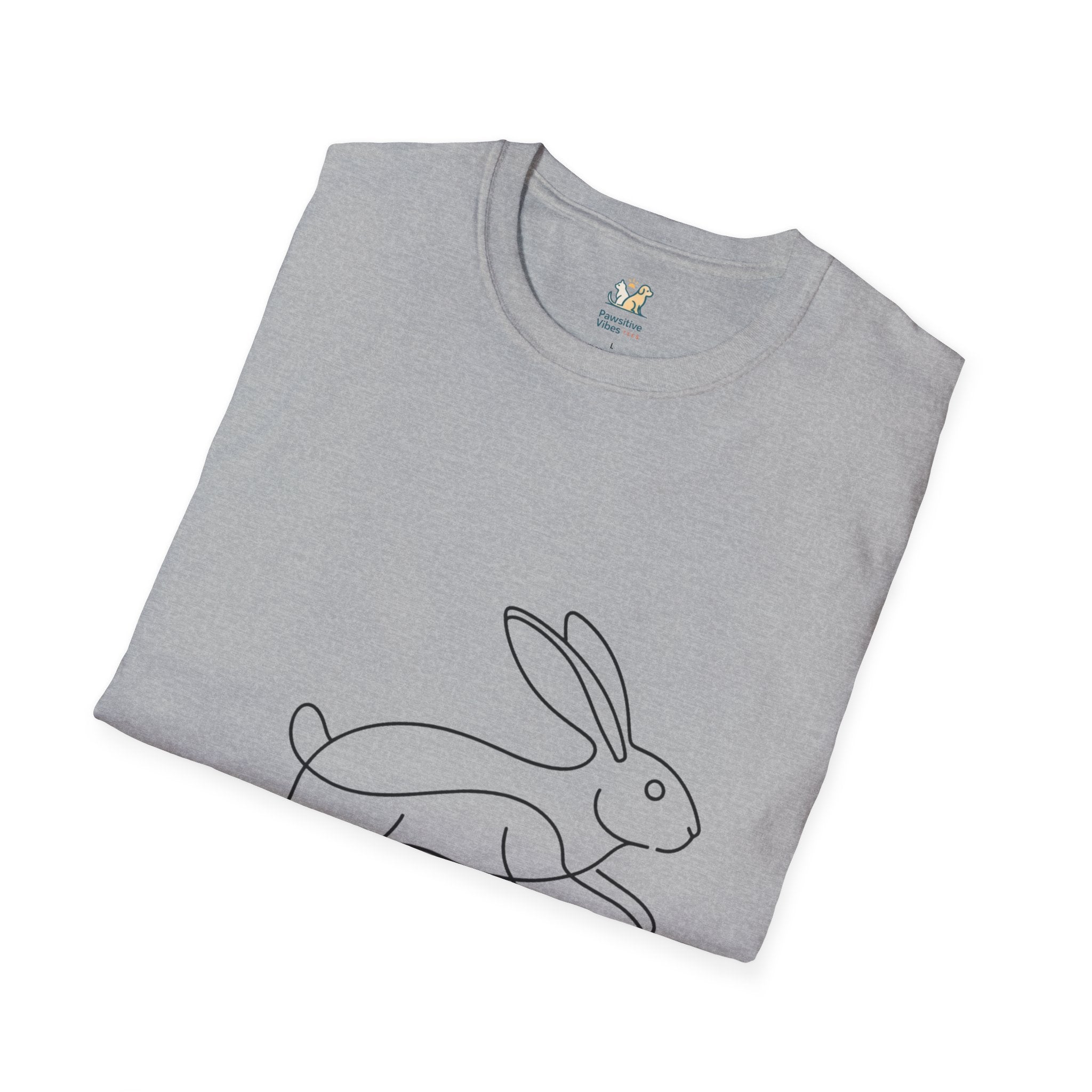Rabbit Line ArtT-Shirt