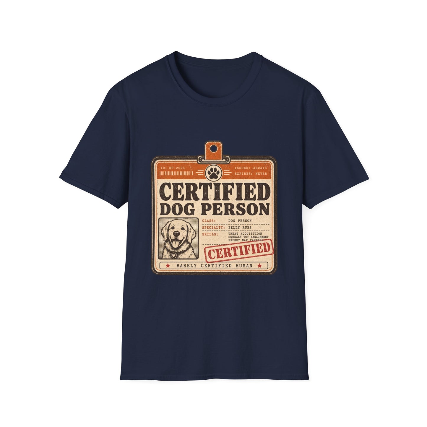 Certified Dog Person T-Shirt