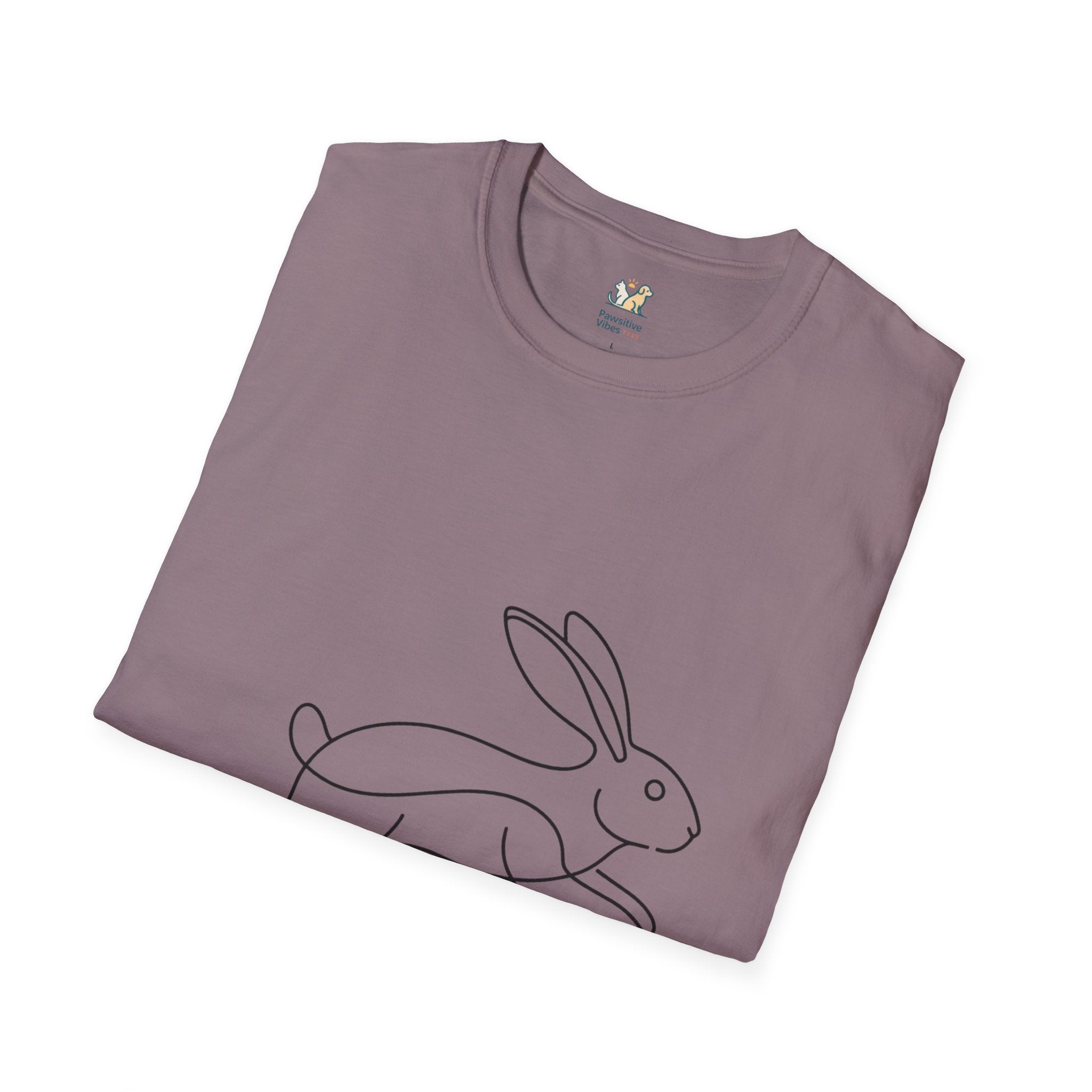 Rabbit Line ArtT-Shirt