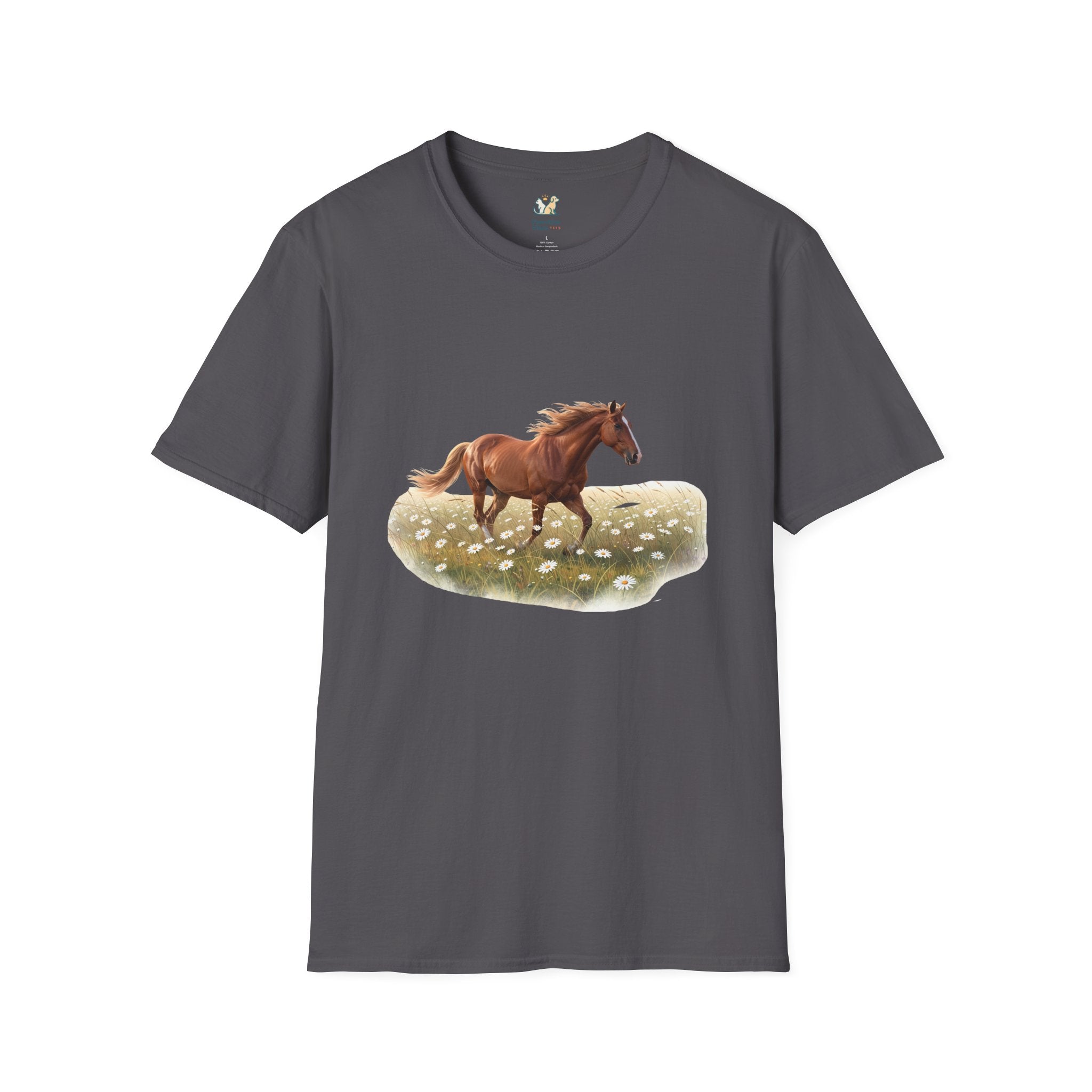 Horse Trotting In A Field T-Shirt