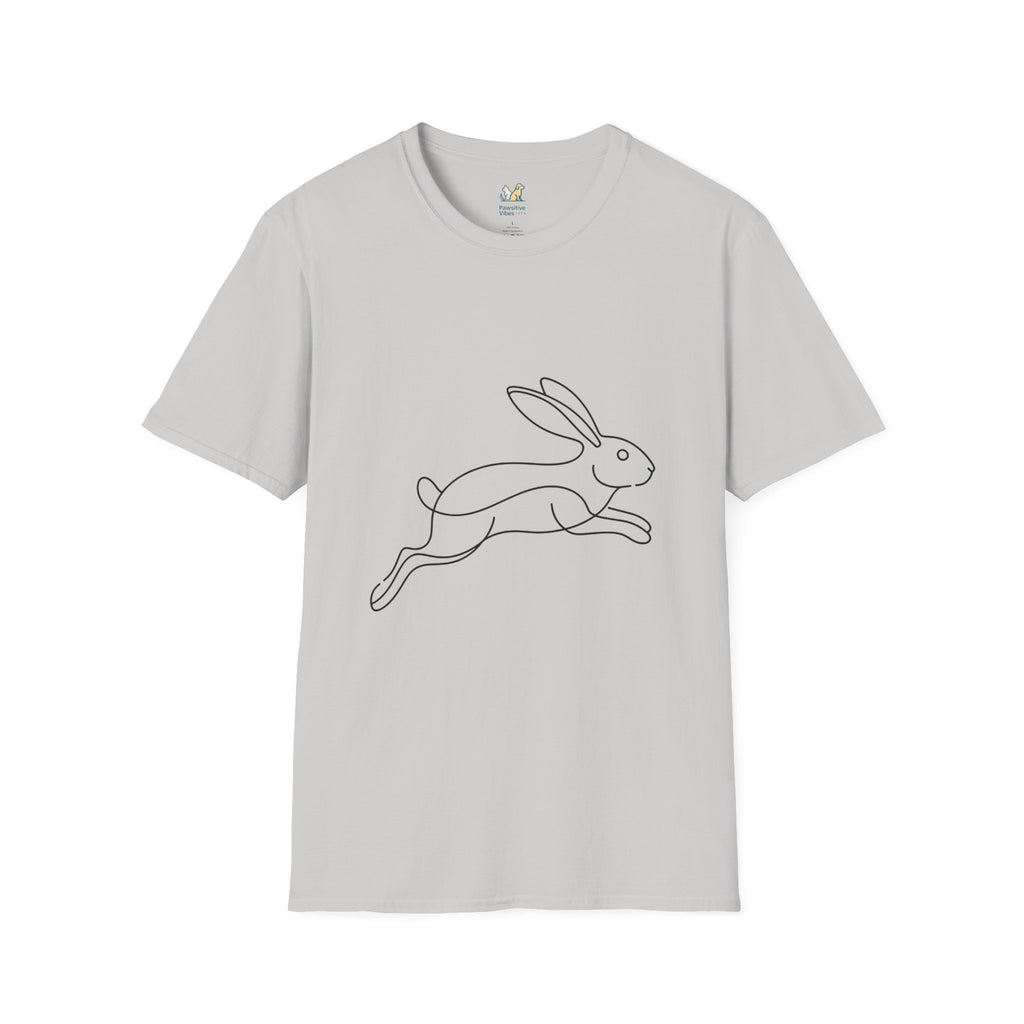 Rabbit Line ArtT-Shirt