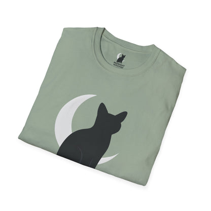 Midnight Mischief Moonlit Cat T-Shirt
