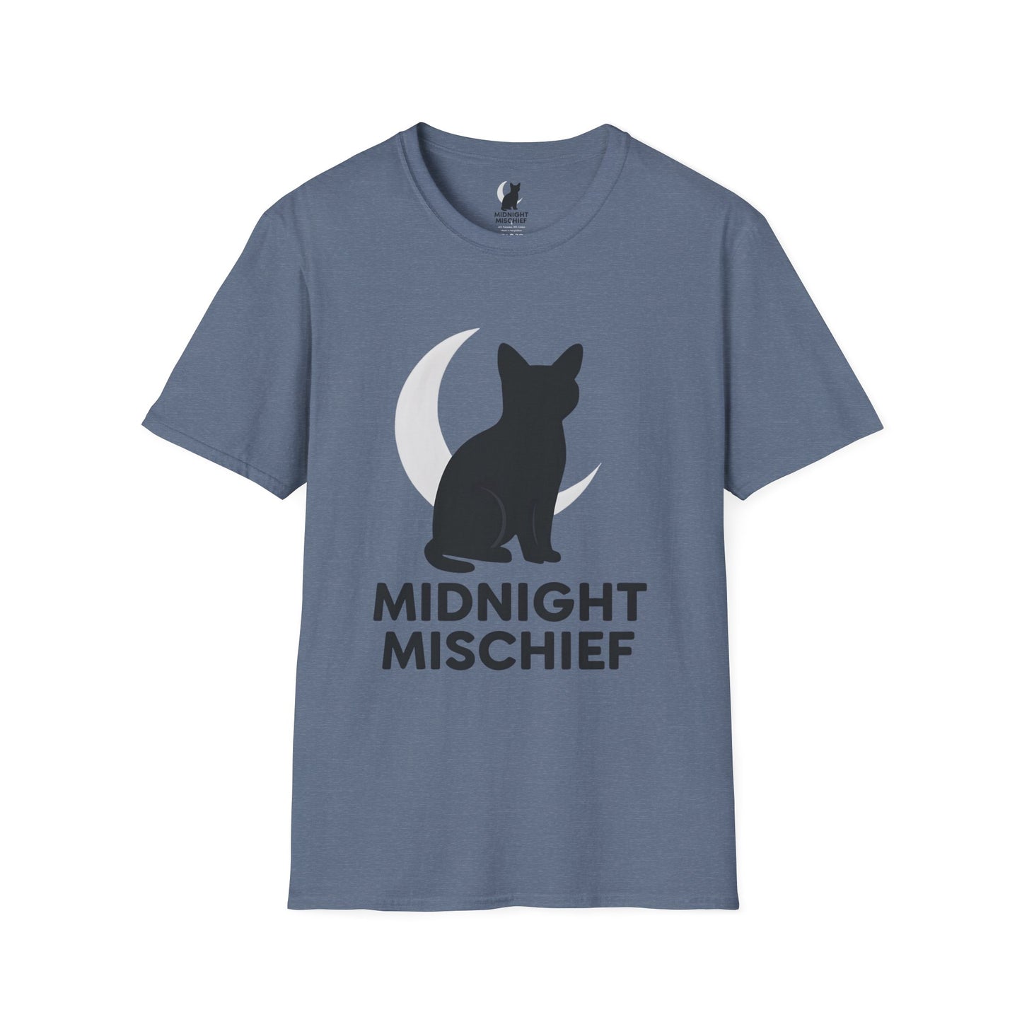Midnight Mischief Moonlit Cat T-Shirt