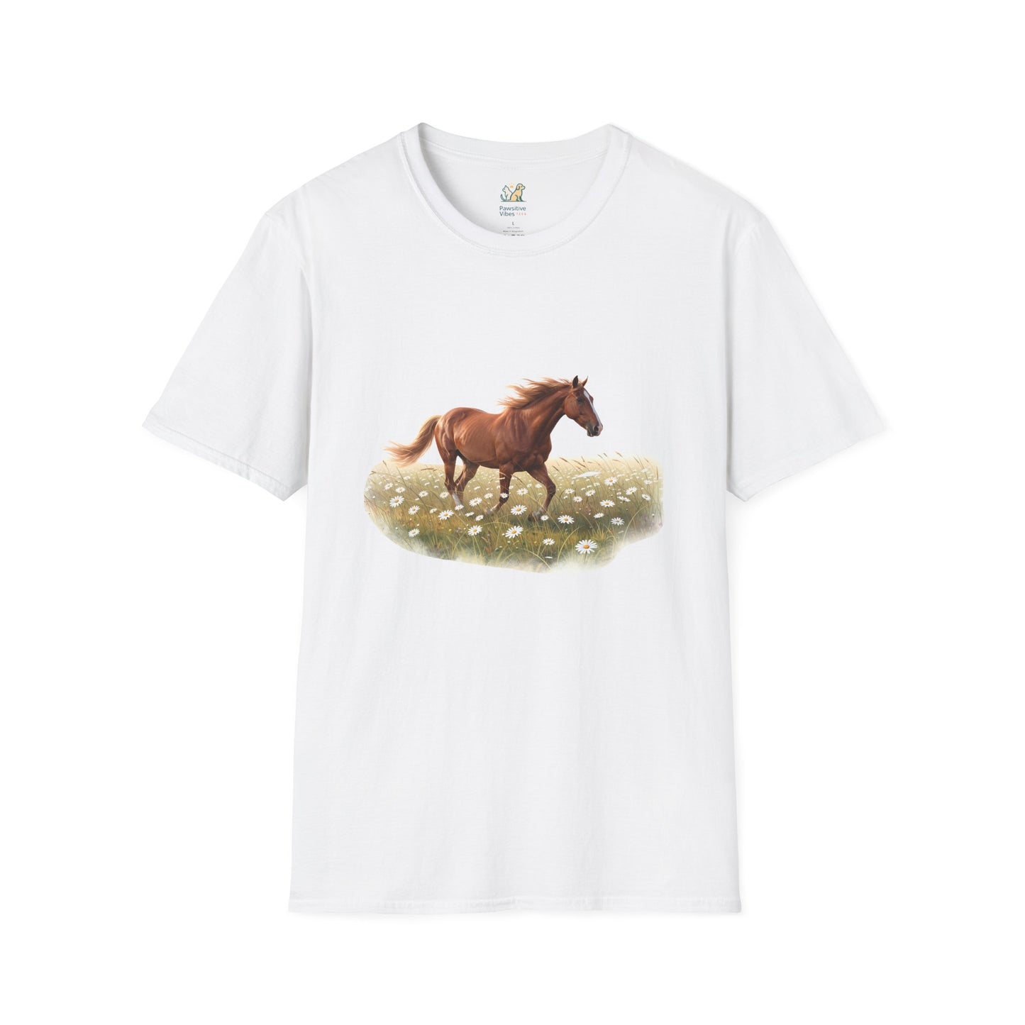 Horse Trotting In A Field T-Shirt
