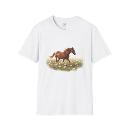 Horse Trotting In A Field T-Shirt