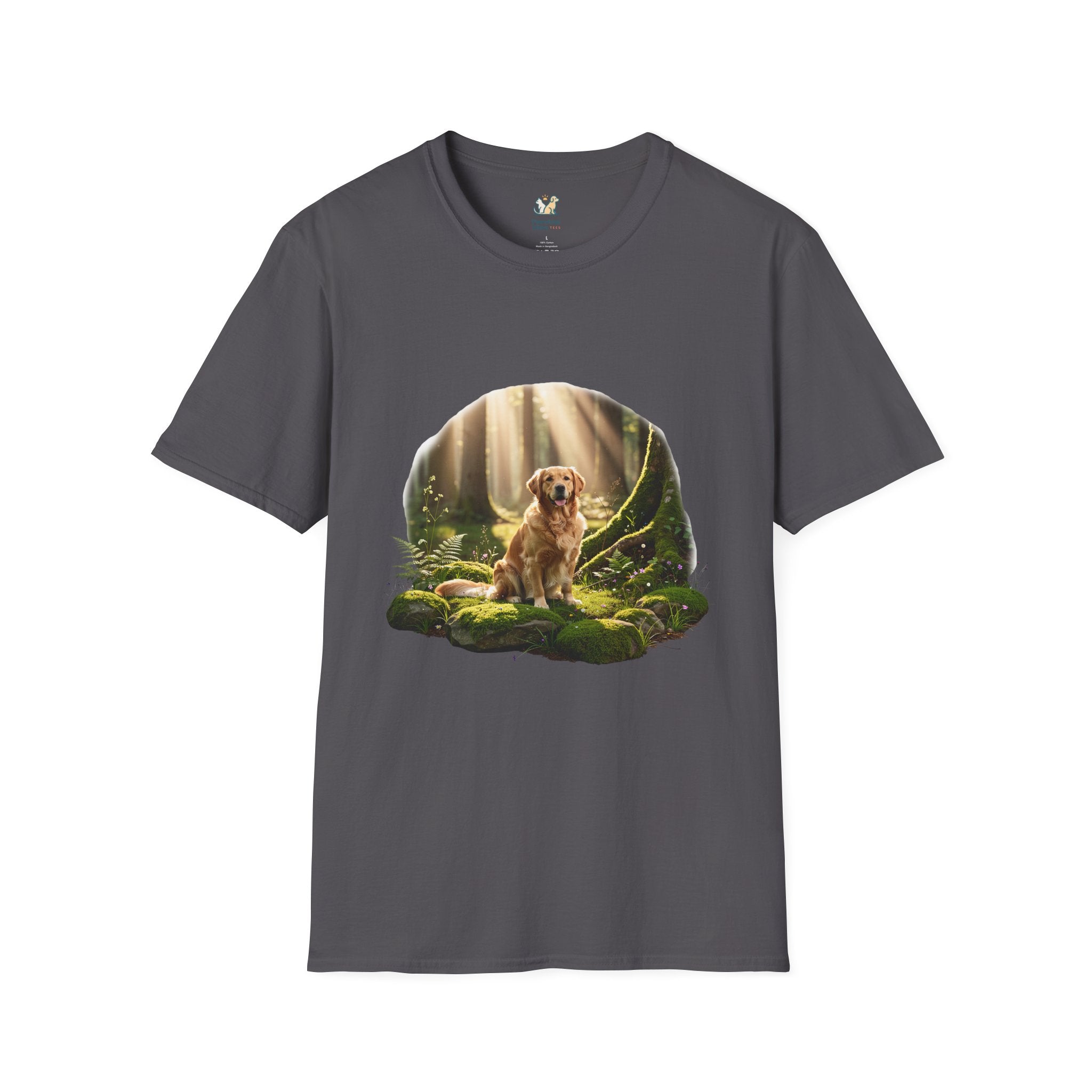 Golden Retriever In A ForestT-Shirt
