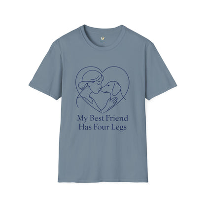 Dog and Woman Heart T-Shirt
