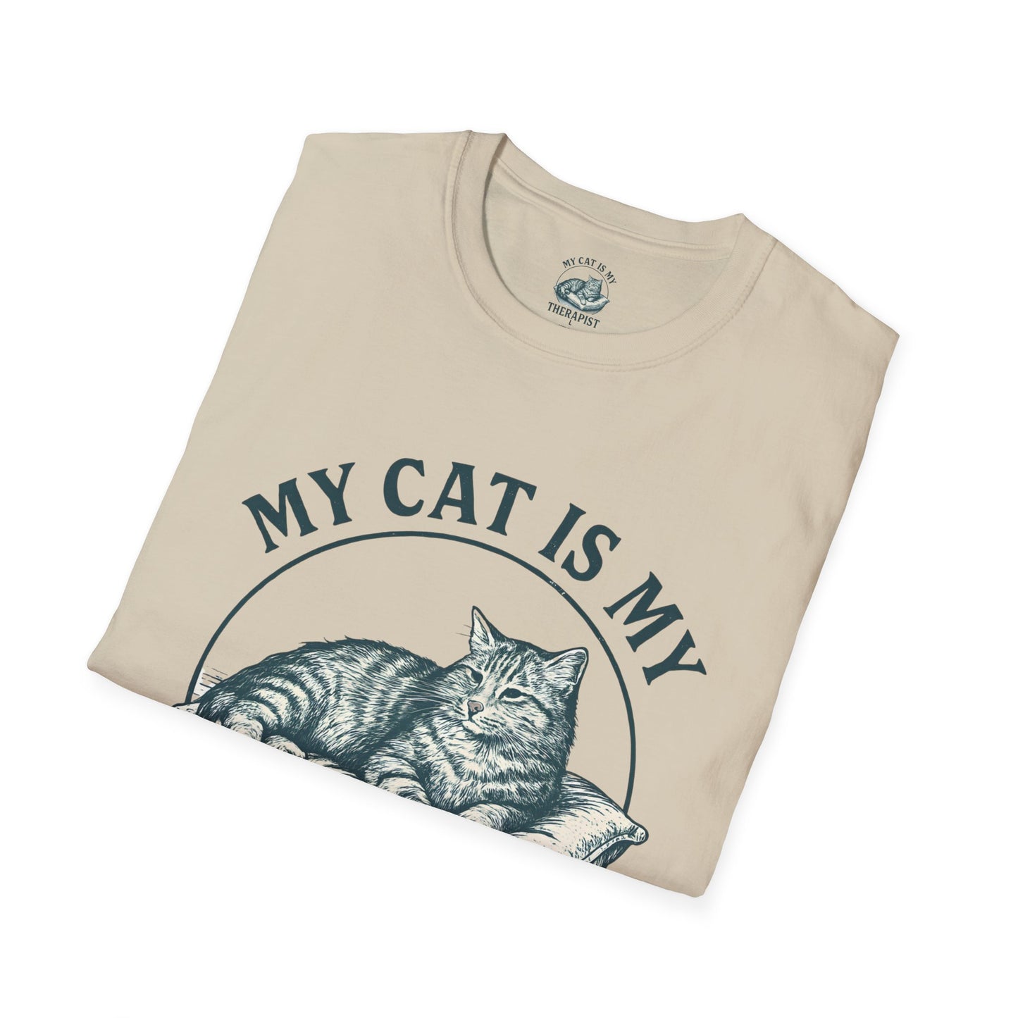 Cat Is My Therapist T-Shirt