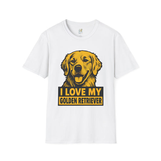 I Love My Golden Retriever T-Shirt