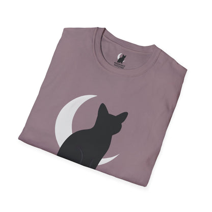 Midnight Mischief Moonlit Cat T-Shirt