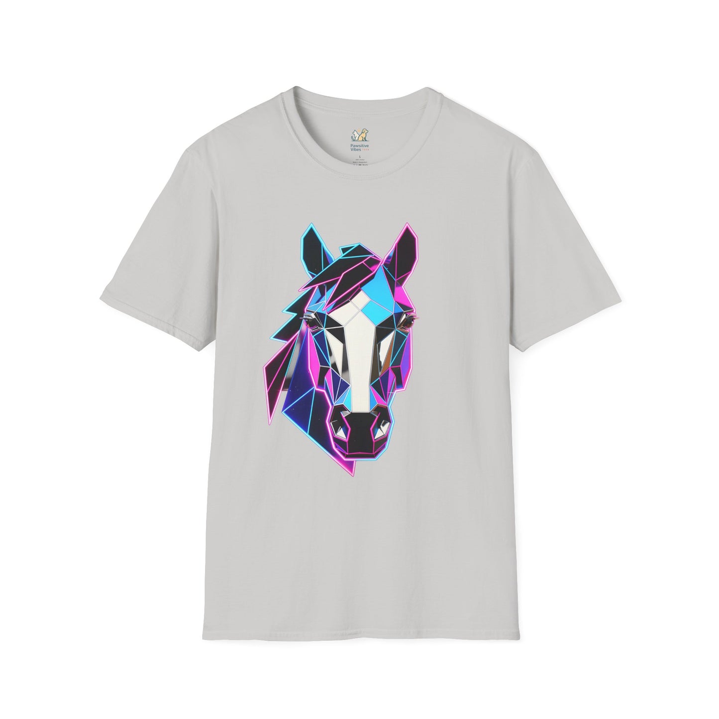80s Geometric Horse Head T-Shirt