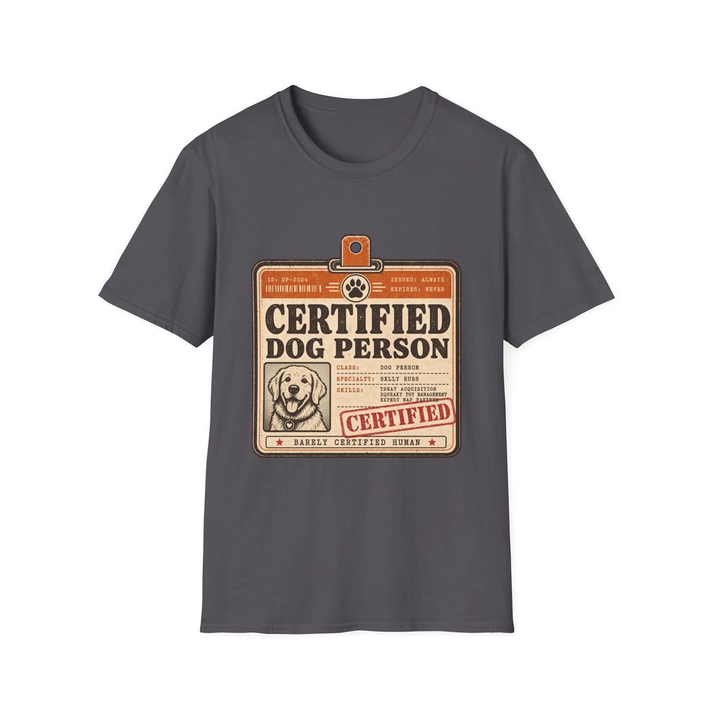 Certified Dog Person T-Shirt