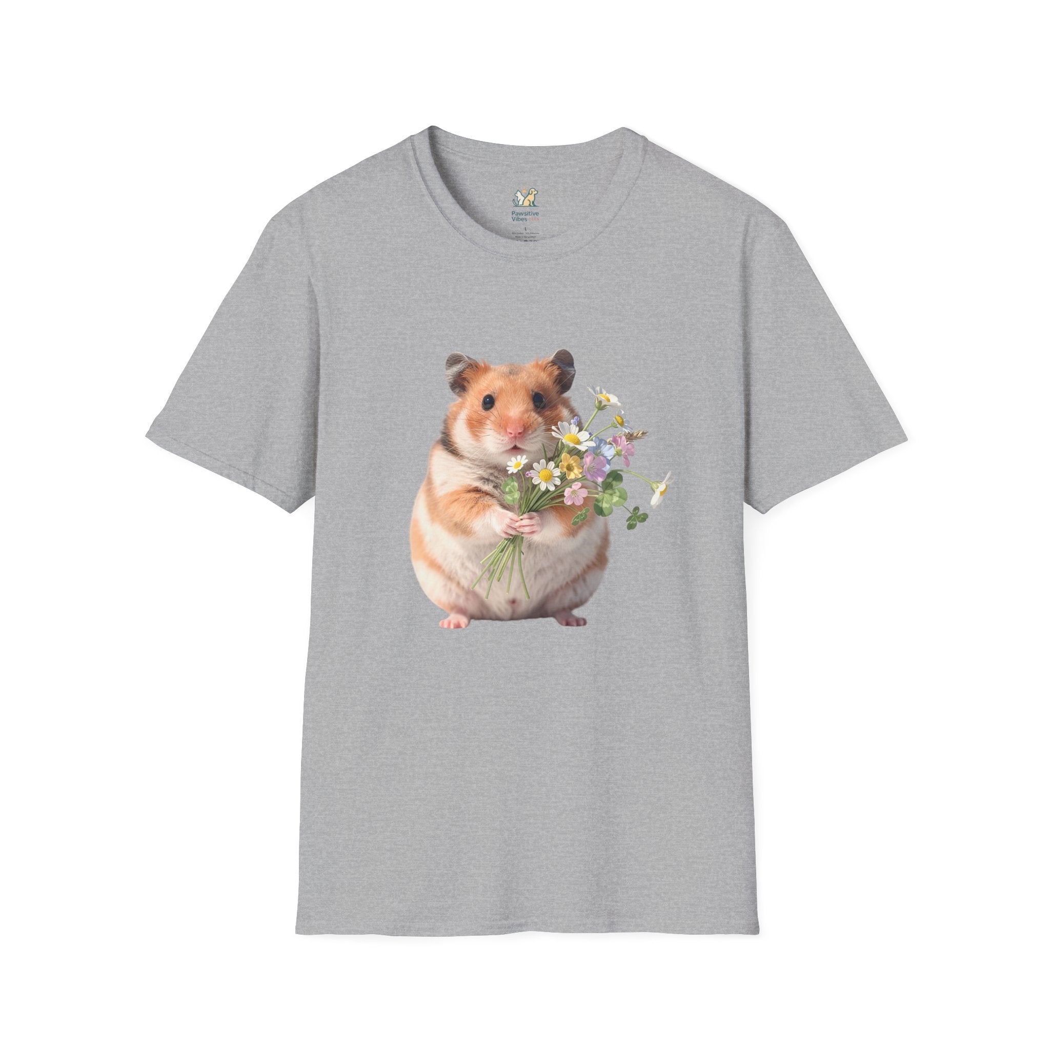 Hamster With  Wildflowers T-Shirt