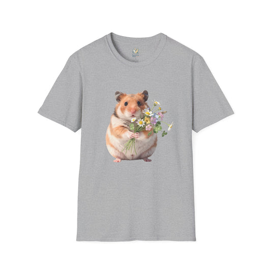 Copy of Hamster With  Wildflowers T-Shirt