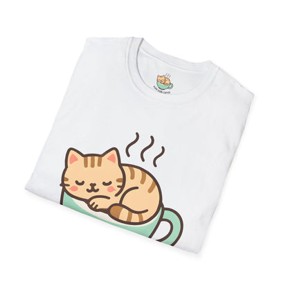 Cat in Coffee Cup T-Shirt
