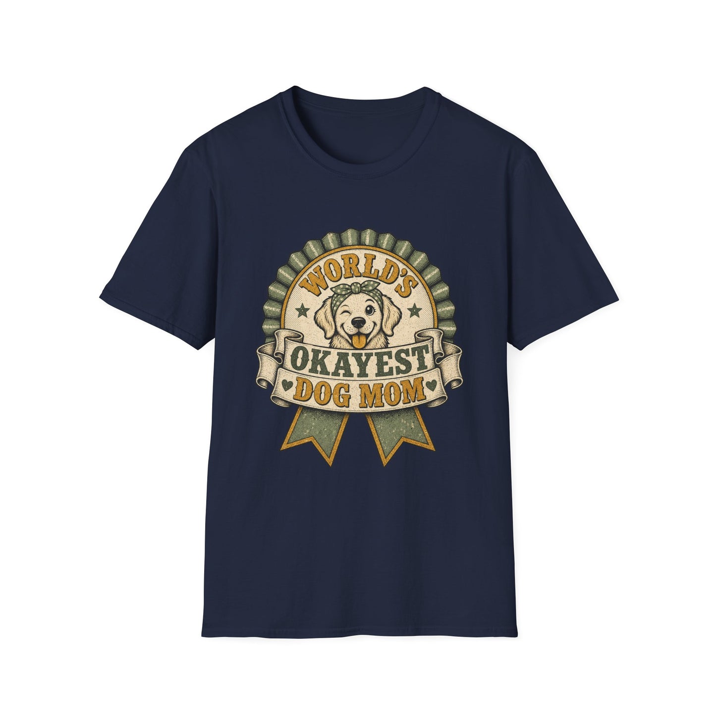 World's Okayest Dog Mom T-Shirt