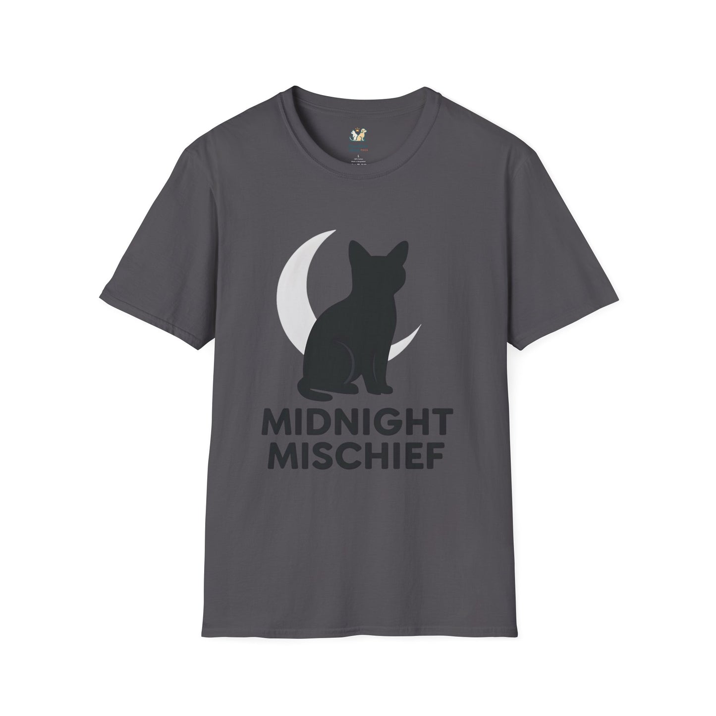Midnight Mischief Moonlit Cat T-Shirt