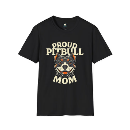 Proud Pitbull Mom T-Shirt