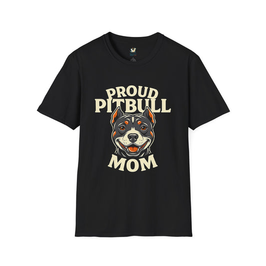 Proud Pitbull Mom T-Shirt