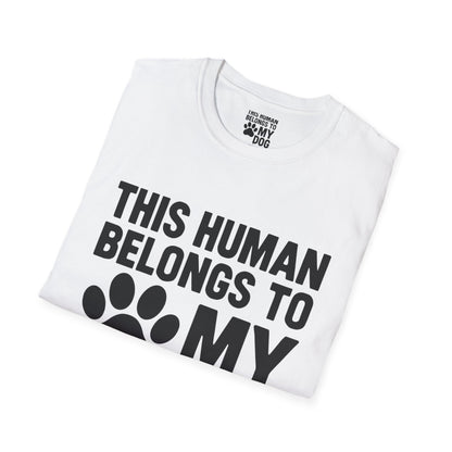 This Human Belongs to My Dog T-Shirt