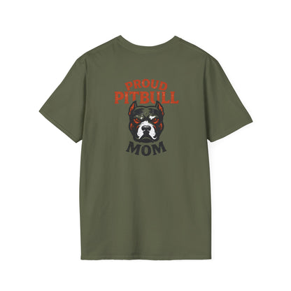 Proud Pitbull Mom T-Shirt