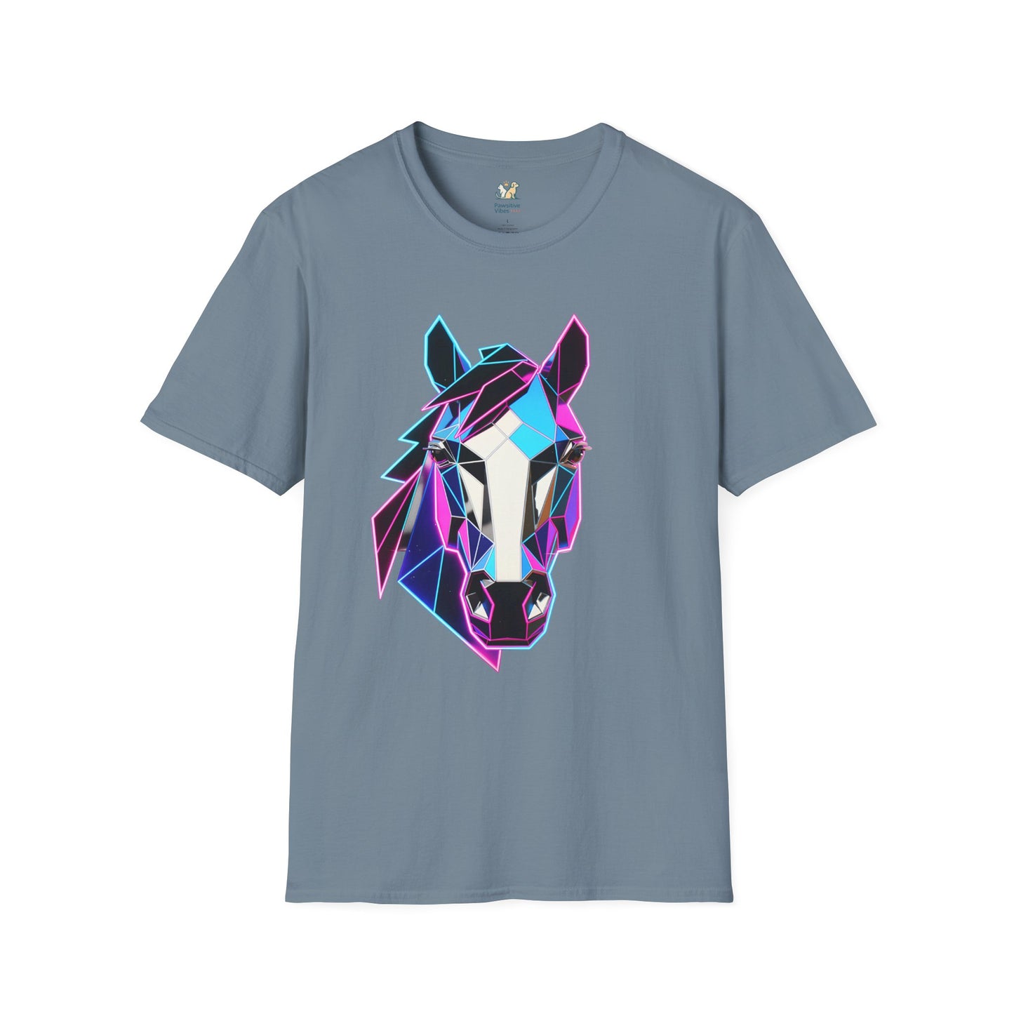 80s Geometric Horse Head T-Shirt