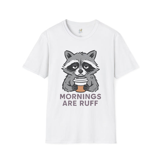 Raccoon Morning Coffee T-Shirt