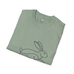 Rabbit Line ArtT-Shirt