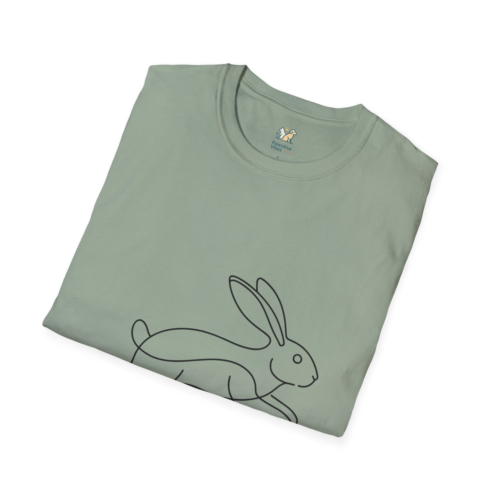 Rabbit Line ArtT-Shirt