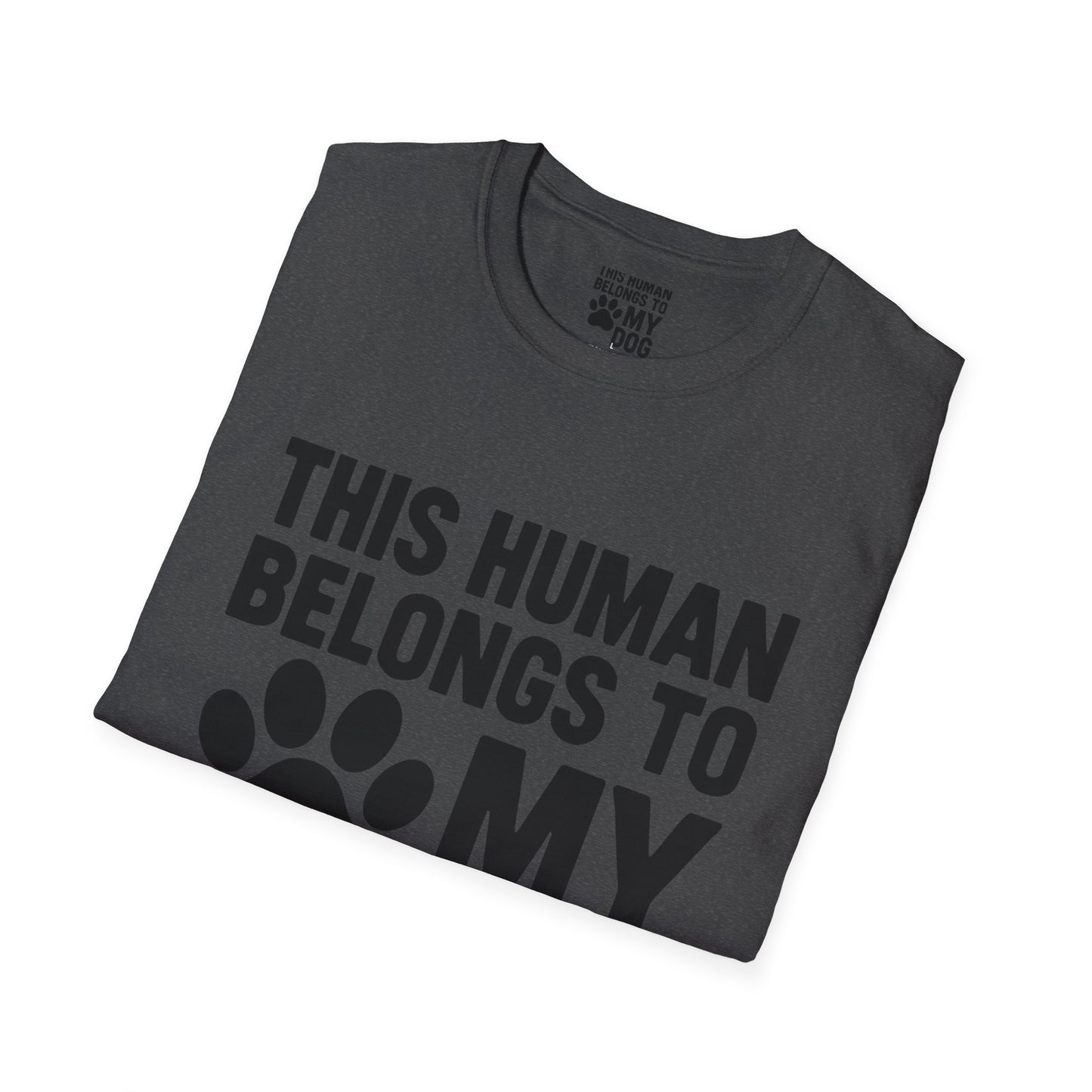 This Human Belongs to My Dog T-Shirt