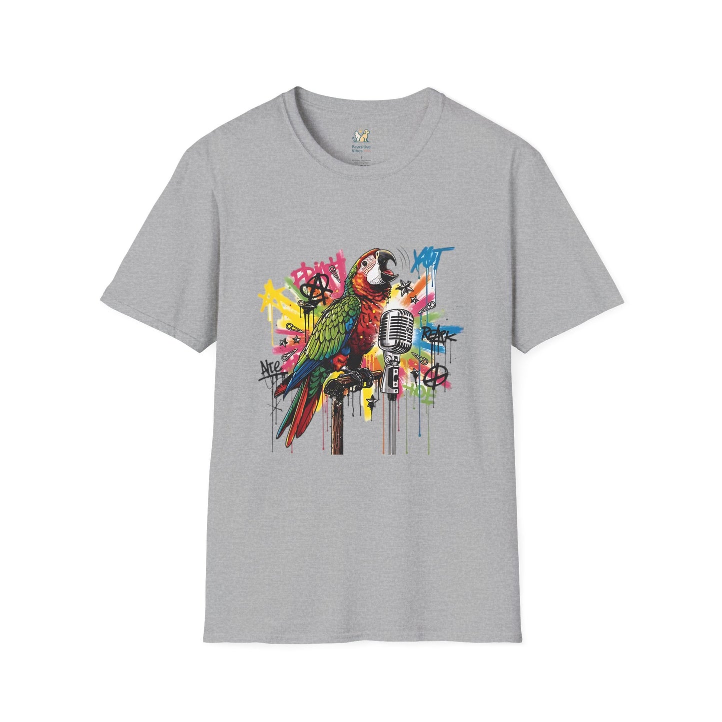 Punk Parrot Singing T-Shirt