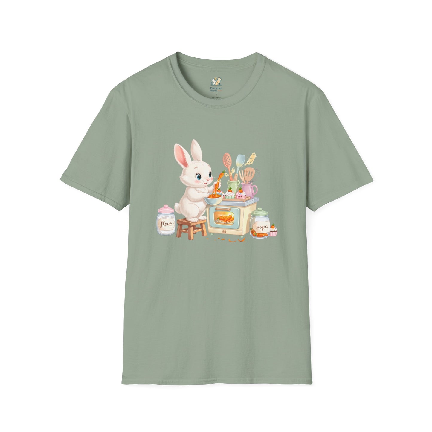 Rabbit Baking Cupcakes T-Shirt