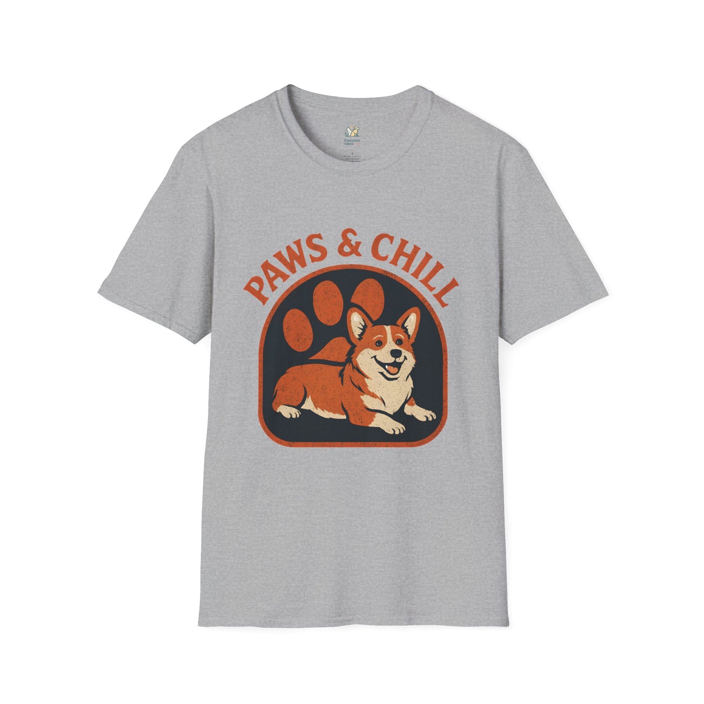Corgi Paw Print T-Shirt