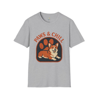Corgi Paw Print T-Shirt