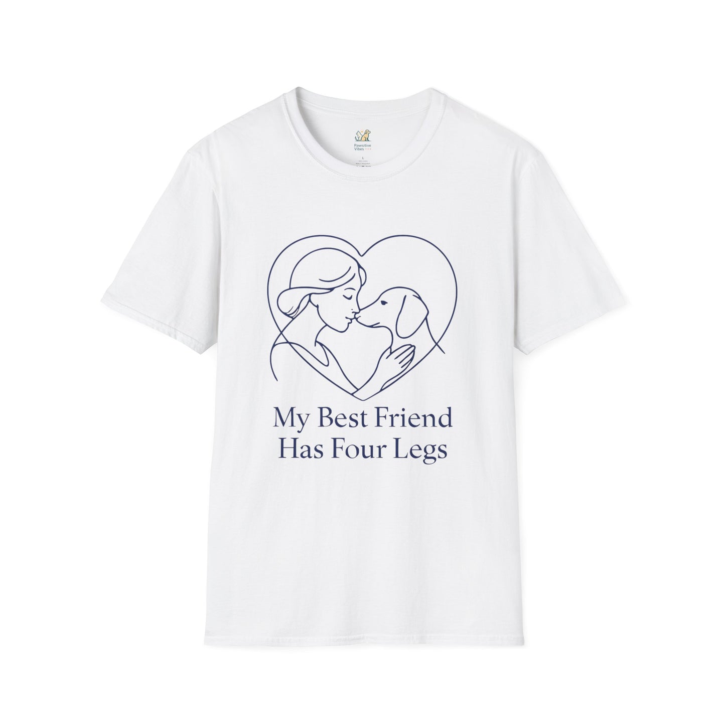 Dog and Woman Heart T-Shirt