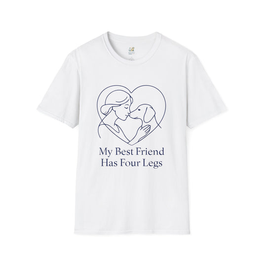Dog and Woman Heart T-Shirt