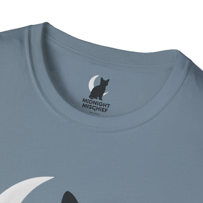 Midnight Mischief Moonlit Cat T-Shirt