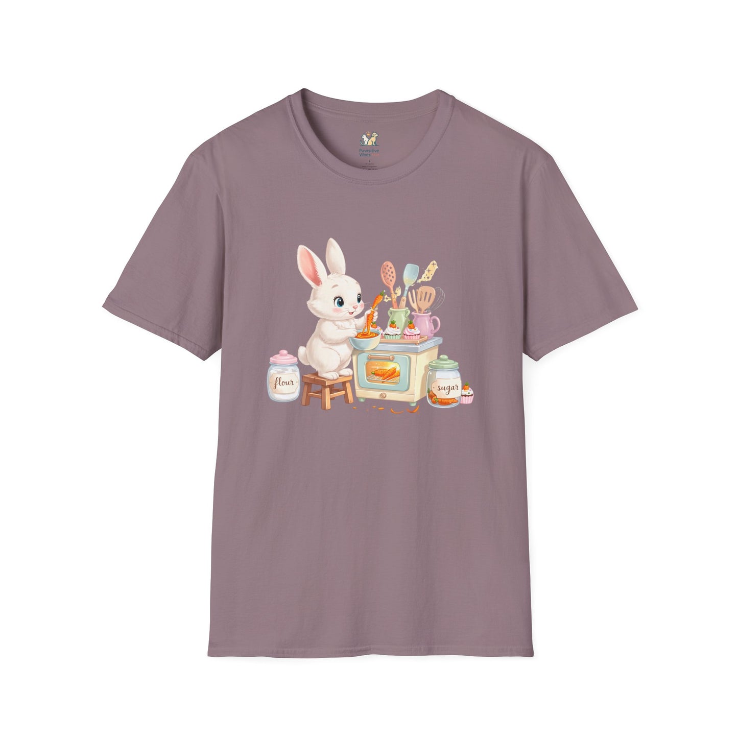 Rabbit Baking Cupcakes T-Shirt