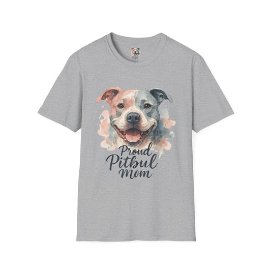 Proud Pitbull Mom T-Shirt